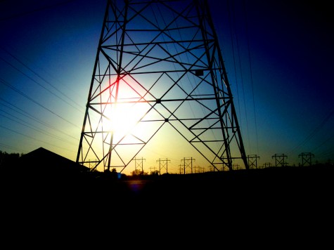 Power lines near Cobb, May 6, 2006