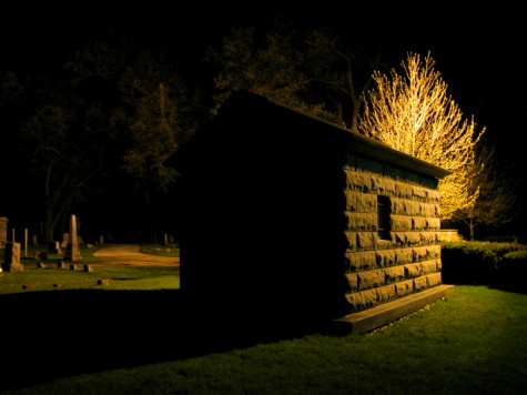 The McGraft Memorial at Muskegons Evergreen Cemetery on May 8, 2008