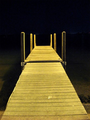 The Hartshorn boat launch dock early on the morning of October 9, 2006.