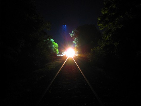 Looking south into Muskegon's Northern Rail Yard