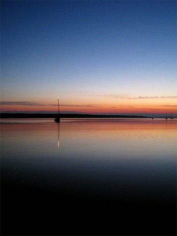 Sunrise at Muskegon County's Lakeside Inn, July 31, 2011