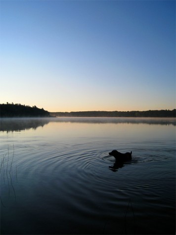 Chris at Muskegon County's Duck Lake State Park on August 15, 2011