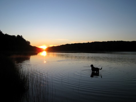 Chris at Duck Lake, August 28, 2011