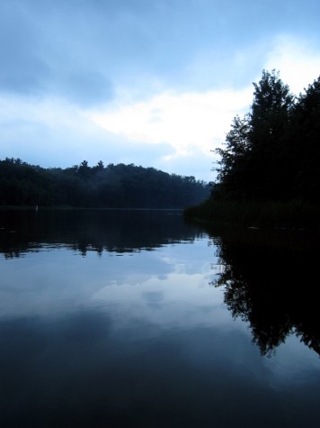 Muskegon County's Duck Lake on the morning of August 13, 2011