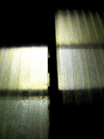 Windows at a Muskegon train depot, September 28, 2011