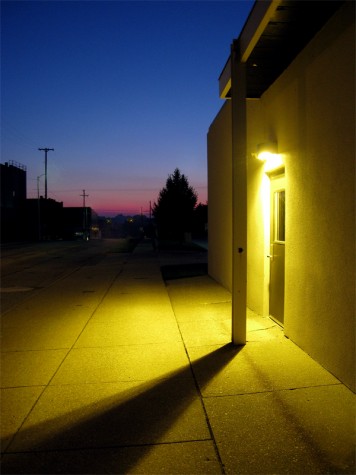 A doorway in downtown Muskegon, September 1, 2011