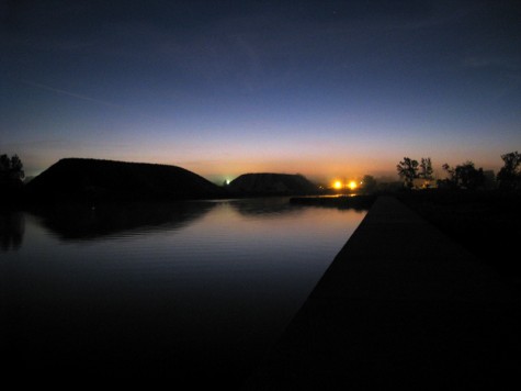 Muskegon Lake - from the boardwalk between Muskegon's GVSU Alternative Energy Center and the Parmenter Building.