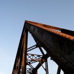 Muskegon River railroad bridge, November 5, 2011