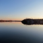 The Muskegon River on Wednesday morning.