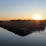 The Muskegon River on Wednesday morning.