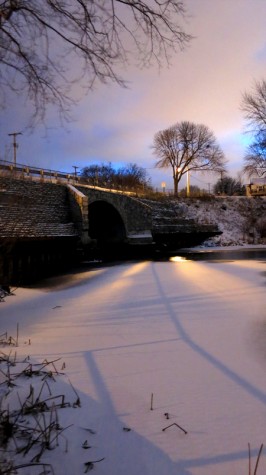 McGraft Park Bridge, Muskegon Michigan, February 12, 2012