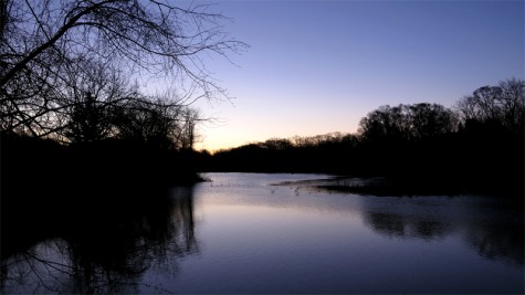 Muskegon's Ryerson Creek, February 9, 2012