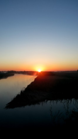 Got to the river just in time for sunrise this morning.