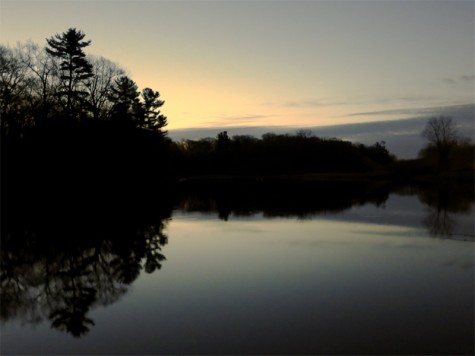 Muskegon's Ruddiman Lagoon, March 25, 2012