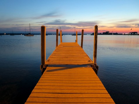 Hartshorn landing dock, July 12, 2014