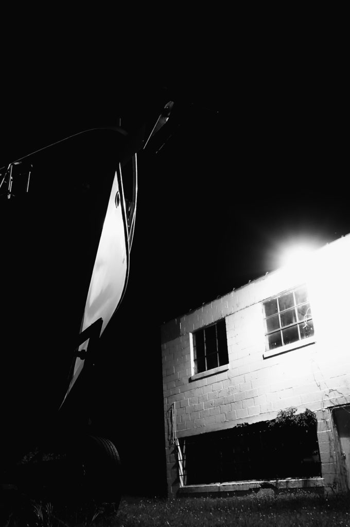 Ottawa Street sailboat 2 BW, August 5, 2016