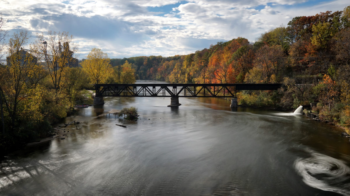 Muskegon River from Newago Bridge 3, October 21, 2017.jpg